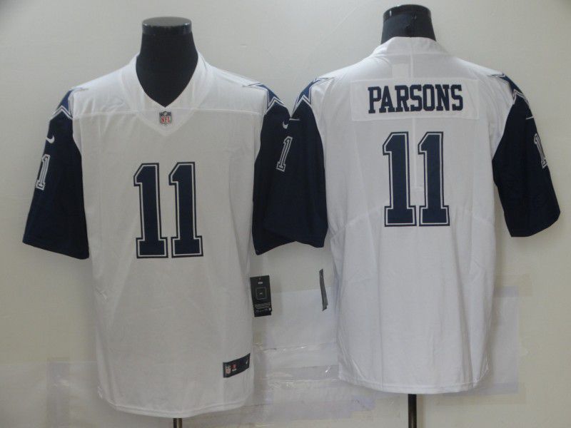 Men Dallas Cowboys #11 Parsons White Nike Vapor Untouchable Limited 2021 NFL Jersey->chicago white sox->MLB Jersey